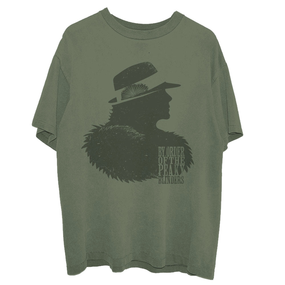 Peaky Blinders - Polly Outline Tshirt Homme - Vert